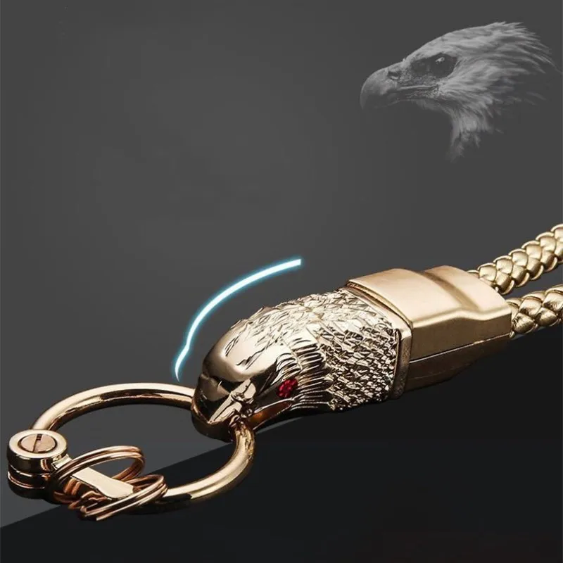 Eagle Head Model Keychains Key Holder Car Key Ring Chain Zinc Alloy Men&Women Automobile Styling Car Accessories Creative Gifts
Eagle Head Model Keychains Key Holder Car Key Ring Chain Zinc Alloy Men&Women Automobile Styling Car Accessories Creative Gifts