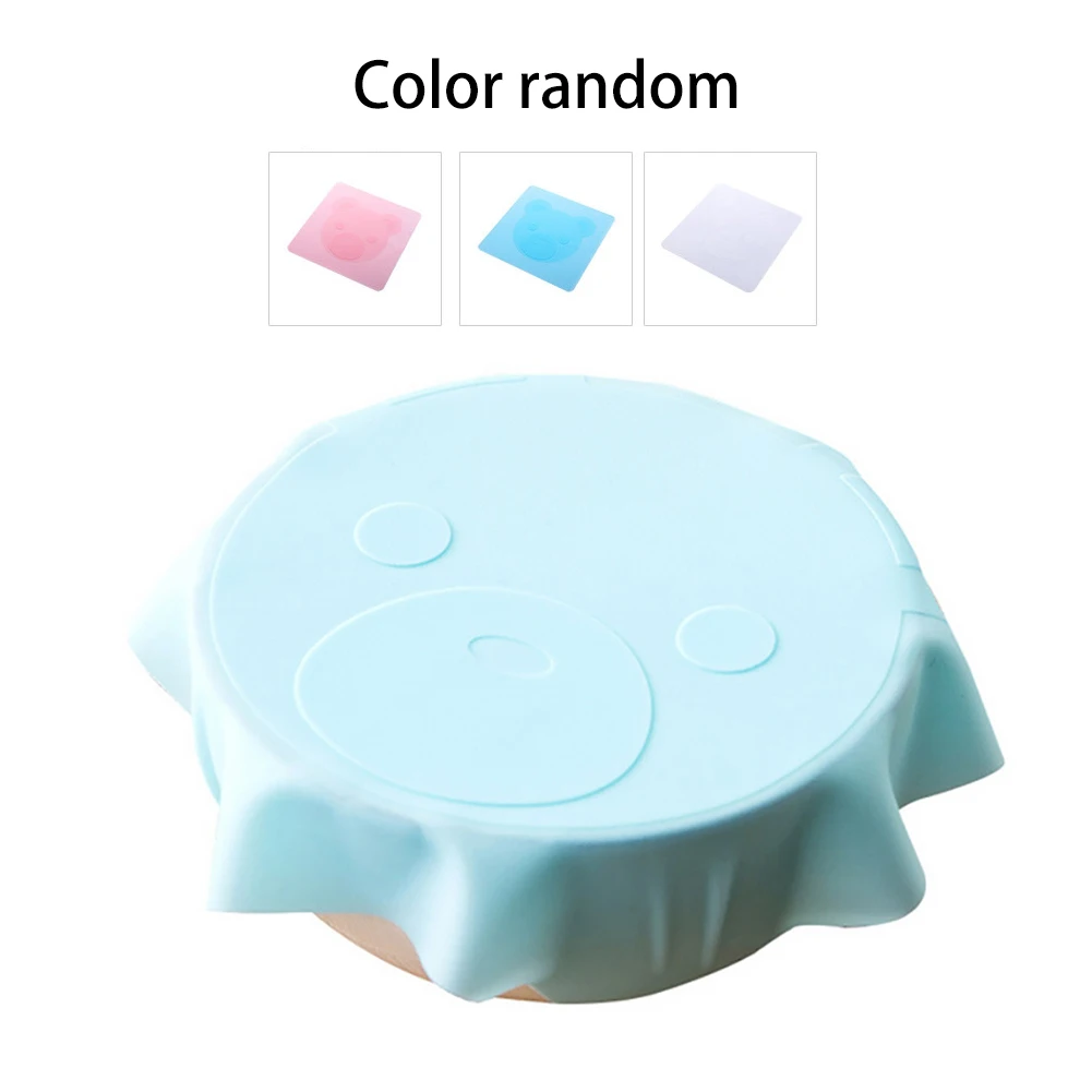 Cartoon Bear Pattern Silicone Food Preservation Film Seal Reusable Bowl Cover Fresh Keeping Wrap(Color Random) As Shown
Cartoon Bear Pattern Silicone Food Preservation Film Seal Reusable Bowl Cover Fresh Keeping Wrap(Color Random) As Shown