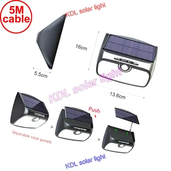 48 LED Solar Power Light PIR Motion Sensor Garden Security Outdoor Yard Wall Lamp detachable solar panel for 5M cable street wal
48 LED Solar Power Light PIR Motion Sensor Garden Security Outdoor Yard Wall Lamp detachable solar panel for 5M cable street wal