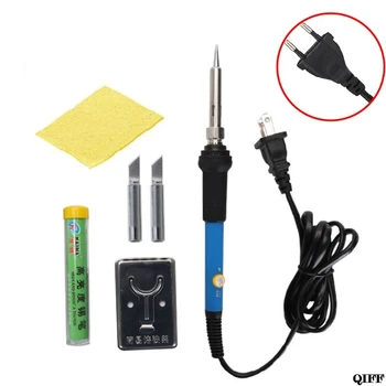 220V 60W EU Plug Electric Soldering Iron Soldering Iron Tips And Kits Adjustable Temperature Internal Heated Welding Tools Jun21
220V 60W EU Plug Electric Soldering Iron Soldering Iron Tips And Kits Adjustable Temperature Internal Heated Welding Tools Jun21