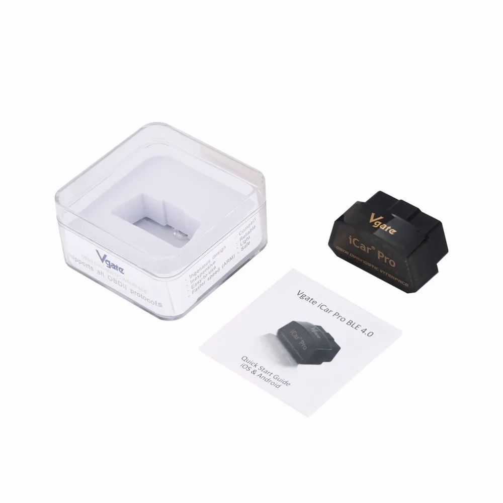 Vgate iCar Pro EML 327 V2.1 Wireless Bluetooth 4.0 for Android Torque APP OBDII Scan Tool EML 327 Support for Android/IOS
Vgate iCar Pro EML 327 V2.1 Wireless Bluetooth 4.0 for Android Torque APP OBDII Scan Tool EML 327 Support for Android/IOS