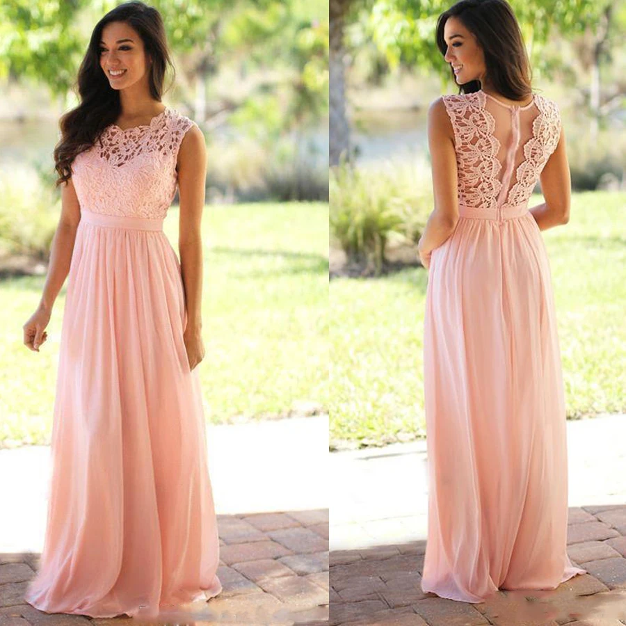Lace Applique Elegant Prom Dresses Sheer Back Zipper Sweep Train Chiffon Cheap Bridal Party Dresses Cheap Evening Gowns
Lace Applique Elegant Prom Dresses Sheer Back Zipper Sweep Train Chiffon Cheap Bridal Party Dresses Cheap Evening Gowns