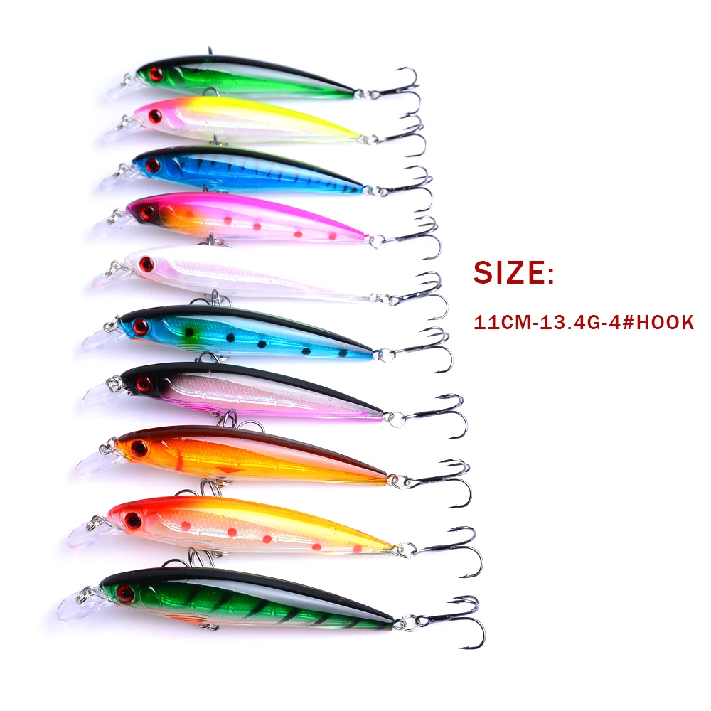 100PCS Artificial Lures Wobbler Suit For Fishing Hard Laser Baits Minnow Trolling Fake Swim Bait Trout Sea 3D Eyes Fish Lure Set
100PCS Artificial Lures Wobbler Suit For Fishing Hard Laser Baits Minnow Trolling Fake Swim Bait Trout Sea 3D Eyes Fish Lure Set