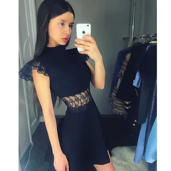 Wholesale Newest Women black Short sleeve Hollow Out Ball Gown Fashion casual Celebrity party Bandage dress (H2796)
Wholesale Newest Women black Short sleeve Hollow Out Ball Gown Fashion casual Celebrity party Bandage dress (H2796)