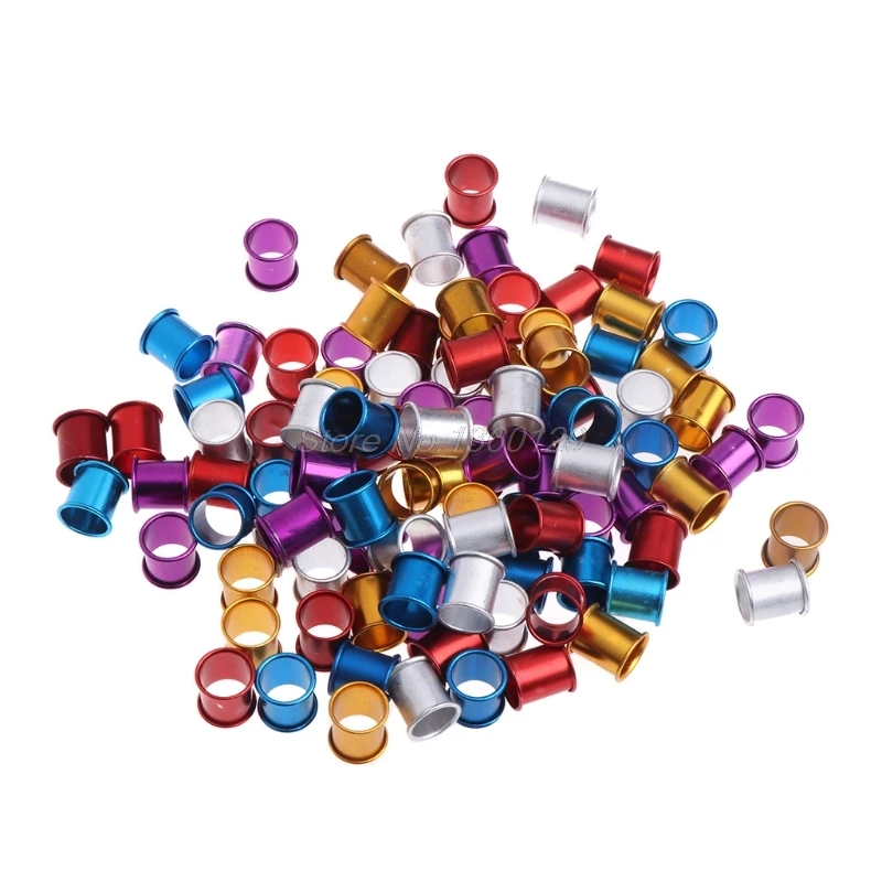100PCS Aluminum Pigeon Bird Foot ring Identification Race pigeons color tools Dropship
100PCS Aluminum Pigeon Bird Foot ring Identification Race pigeons color tools Dropship
