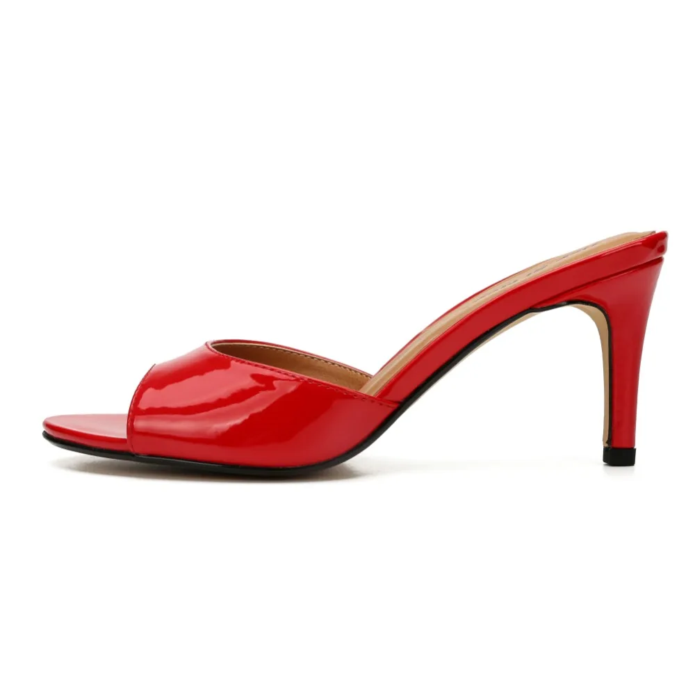 Plus Size 48 Quality Women Slippers Brand 2019 Fashion Mules For Women PU Leather Peep Toe Slip On Flip Flops Women Shoes
Plus Size 48 Quality Women Slippers Brand 2019 Fashion Mules For Women PU Leather Peep Toe Slip On Flip Flops Women Shoes