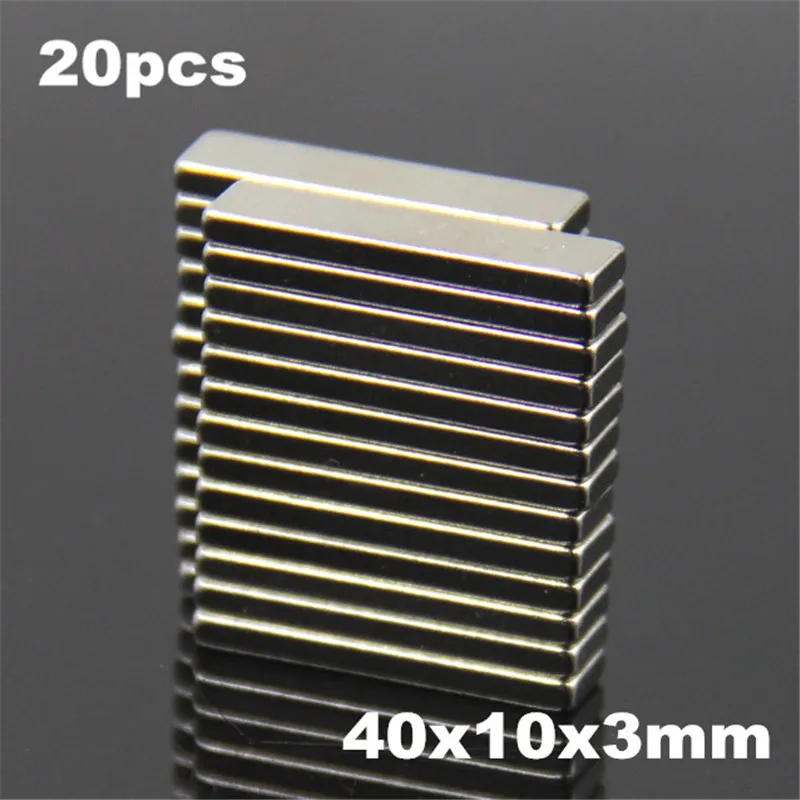 20pcs F40x10x3mm Super Powerful Strong Rare Earth Block NdFeB Magnet Neodymium N35 Magnets F40*10*3mm- Free Shipping
20pcs F40x10x3mm Super Powerful Strong Rare Earth Block NdFeB Magnet Neodymium N35 Magnets F40*10*3mm- Free Shipping