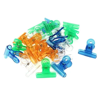 24 Pcs Document Color Assorted Plastic File Ticket Binder Clip
24 Pcs Document Color Assorted Plastic File Ticket Binder Clip