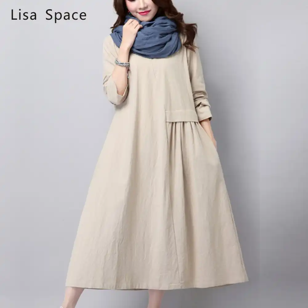 loose cotton dress