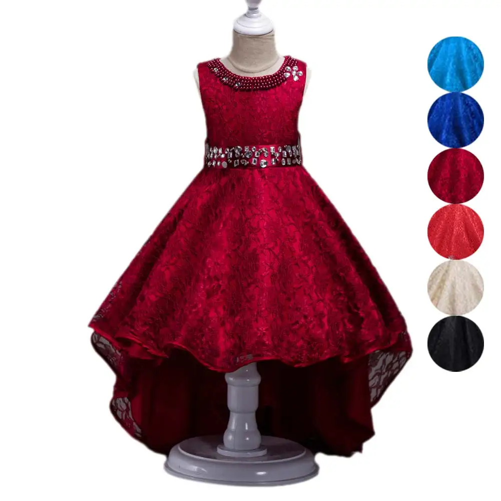 Fashion Girls Trailing Wedding Princess Dress Crystal Lace Flower Birthday Party Children Bridesmaid Girl Tutu Dresses @ZJF
Fashion Girls Trailing Wedding Princess Dress Crystal Lace Flower Birthday Party Children Bridesmaid Girl Tutu Dresses @ZJF
