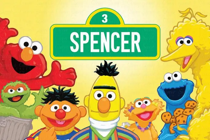custom Sesame Street Themed backgrounds High quality Computer print party backdrop