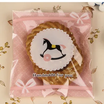 100pcs Plastic Cookie Chocolate Candy Sweets Baking Cartoon Clear Transparent Self Adhesive Package Bakery Candy Bag
100pcs Plastic Cookie Chocolate Candy Sweets Baking Cartoon Clear Transparent Self Adhesive Package Bakery Candy Bag