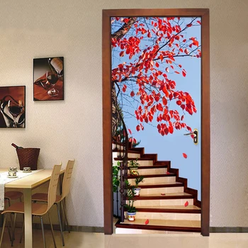 3D Stereo Stairs Red Tree Photo Wallpaper Living Room Study Classic Home Decor Wall Sticker Mural PVC Wallpapers Papel De Parede
3D Stereo Stairs Red Tree Photo Wallpaper Living Room Study Classic Home Decor Wall Sticker Mural PVC Wallpapers Papel De Parede