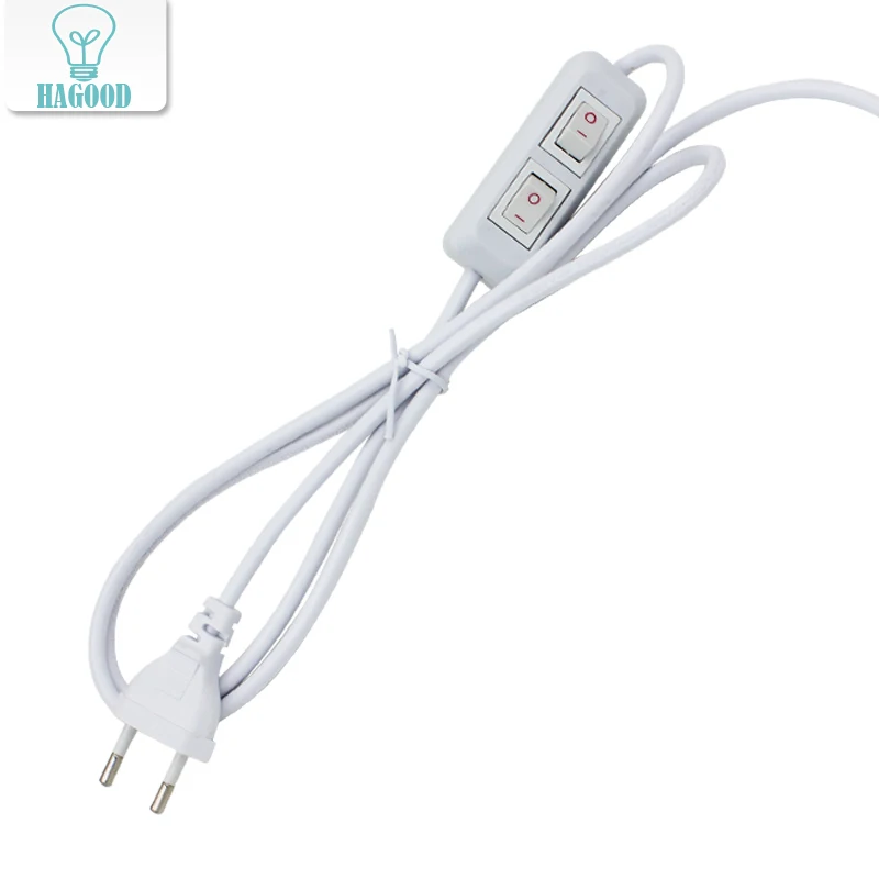 0.75mm 2 line Cable 1.4m On Off Power Cord with double Button switch 2 channel EU/US Plug Light Switching Wire Extension
0.75mm 2 line Cable 1.4m On Off Power Cord with double Button switch 2 channel EU/US Plug Light Switching Wire Extension
