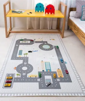 Baby Play Mat Soft Crawling Rugs Car Track pattern Puzzles Learning Toy 80*130cm Nordic Style Kids Room Decoration Floor Carpet
Baby Play Mat Soft Crawling Rugs Car Track pattern Puzzles Learning Toy 80*130cm Nordic Style Kids Room Decoration Floor Carpet