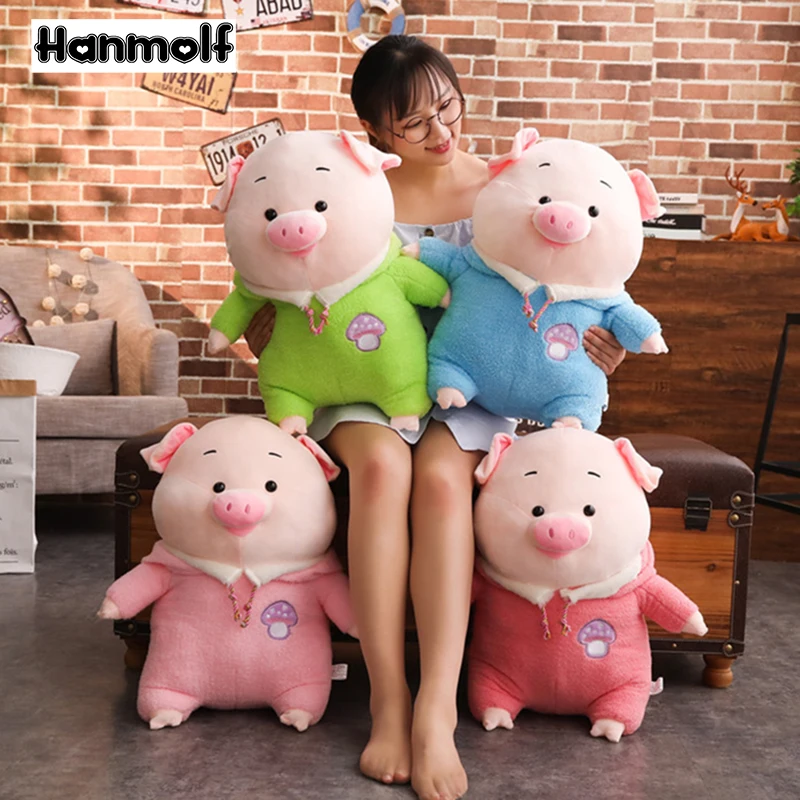 Candy Color Hoodie Dressed Pig Doll Stuffed Plush Piggy Soft Toy Kids Huggable Pig Animals Birthday Gift Plushie Toy 20/35/55cm
Candy Color Hoodie Dressed Pig Doll Stuffed Plush Piggy Soft Toy Kids Huggable Pig Animals Birthday Gift Plushie Toy 20/35/55cm