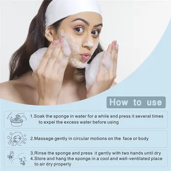 Face Skin Care Tools 4 PCS/SET Natural Soft Konjac Facial Puff Face Body Cleanse Washing Sponge Exfoliator Cleansing Puff
Face Skin Care Tools 4 PCS/SET Natural Soft Konjac Facial Puff Face Body Cleanse Washing Sponge Exfoliator Cleansing Puff