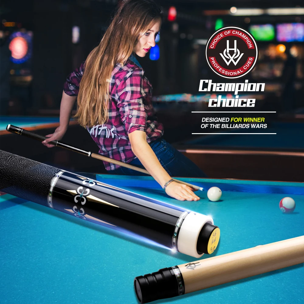 HOW H-293 Billiard Pool Cue Stick Kit Billiard Cue 12.5mm Tip Ebony Billiard Shell Inlay Billiard Pool Cue Professional Billiard
HOW H-293 Billiard Pool Cue Stick Kit Billiard Cue 12.5mm Tip Ebony Billiard Shell Inlay Billiard Pool Cue Professional Billiard