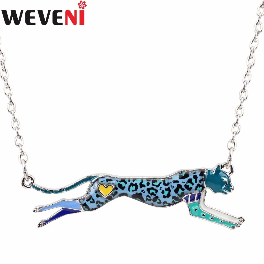 WEVENI Statement Leopard Choker Necklace Panther Pendant Enamel Chain Collar Trendy Jungle Animal Jewelry For Women Souvenir
WEVENI Statement Leopard Choker Necklace Panther Pendant Enamel Chain Collar Trendy Jungle Animal Jewelry For Women Souvenir