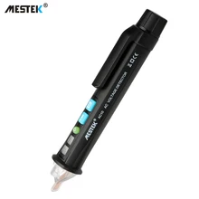 MESTEK Non-contact AC Voltage Detector Tester Meter 12V-1000v Pen Style Electric Indicator LED Outlet Voltage Dectetor Sensor
MESTEK Non-contact AC Voltage Detector Tester Meter 12V-1000v Pen Style Electric Indicator LED Outlet Voltage Dectetor Sensor