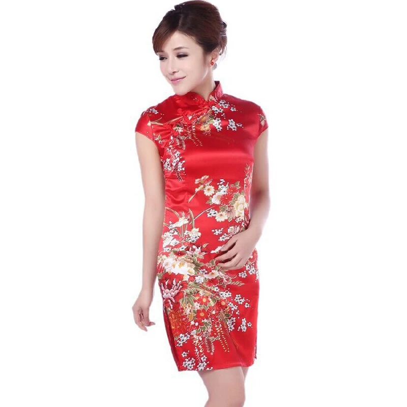 Top Quality Red Lady Rayon Evening Dress Sexy Dripping Cheongsam Top Mini Flower Qipao Robe De Soiree Size S M L XL XXL 020634
Top Quality Red Lady Rayon Evening Dress Sexy Dripping Cheongsam Top Mini Flower Qipao Robe De Soiree Size S M L XL XXL 020634