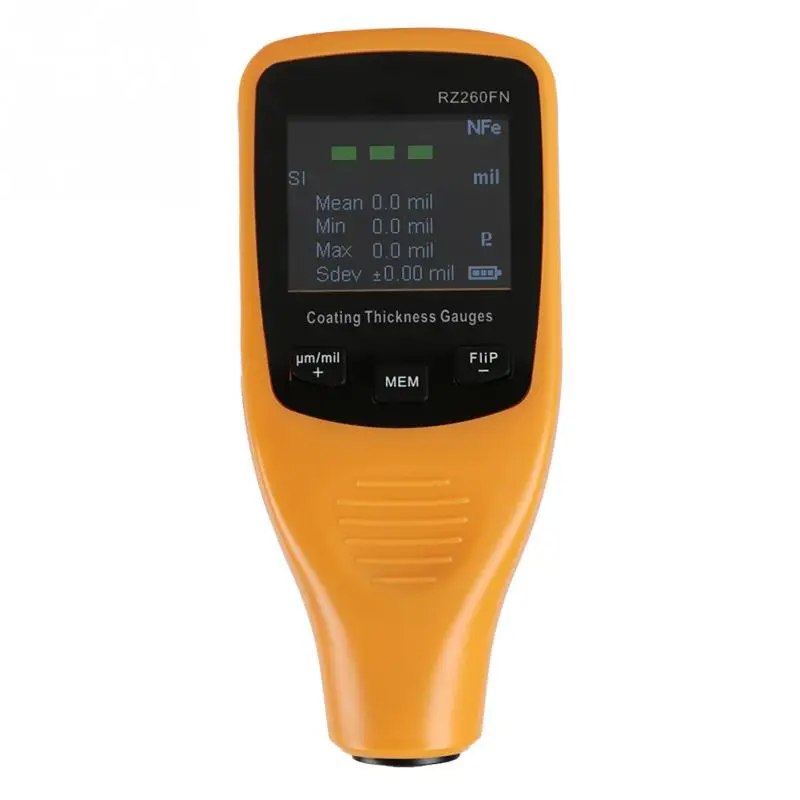 RZ260FN Paint Thickness Tester Mini Painting Coating Thickness Gauge Testing Tool for Car Body Width Measuring Instrument
RZ260FN Paint Thickness Tester Mini Painting Coating Thickness Gauge Testing Tool for Car Body Width Measuring Instrument