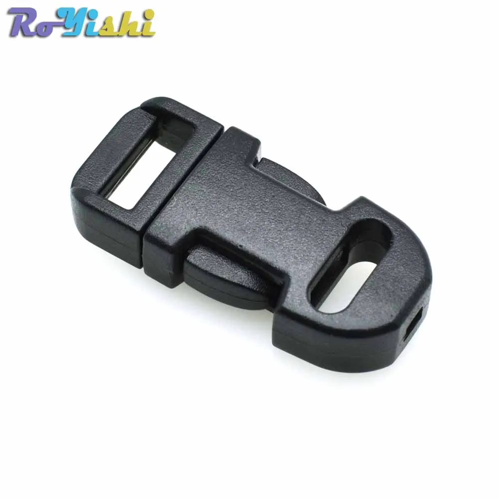 100pcs/pack 3/8"Side Release Buckle Plastic Paracord Bracelet Lanyard Lariat Camera Neck Phone Strap Parts
100pcs/pack 3/8"Side Release Buckle Plastic Paracord Bracelet Lanyard Lariat Camera Neck Phone Strap Parts