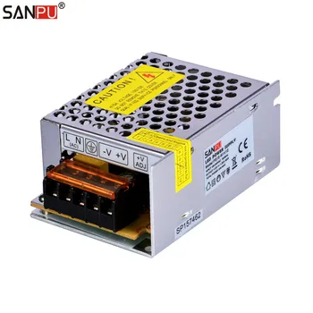 SANPU SMPS 25W 12V LED Driver 2A Constant Voltage Switching Mode Power Supply 12VDC for LEDs ac-dc Lighting Transformer 12 Volt
SANPU SMPS 25W 12V LED Driver 2A Constant Voltage Switching Mode Power Supply 12VDC for LEDs ac-dc Lighting Transformer 12 Volt