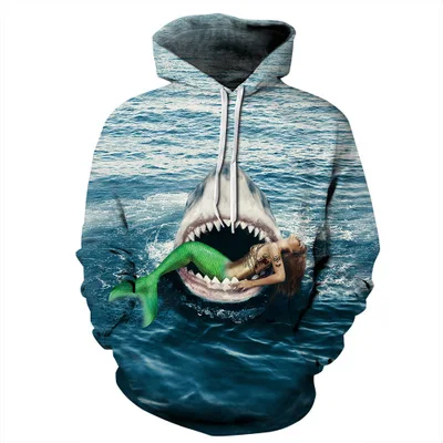 2019 Mermaid Shark Hoodie Hoodies Autumn Winter Brand Clothing Men Casual Pullover 3D Hoody Tops sweatshirts
2019 Mermaid Shark Hoodie Hoodies Autumn Winter Brand Clothing Men Casual Pullover 3D Hoody Tops sweatshirts