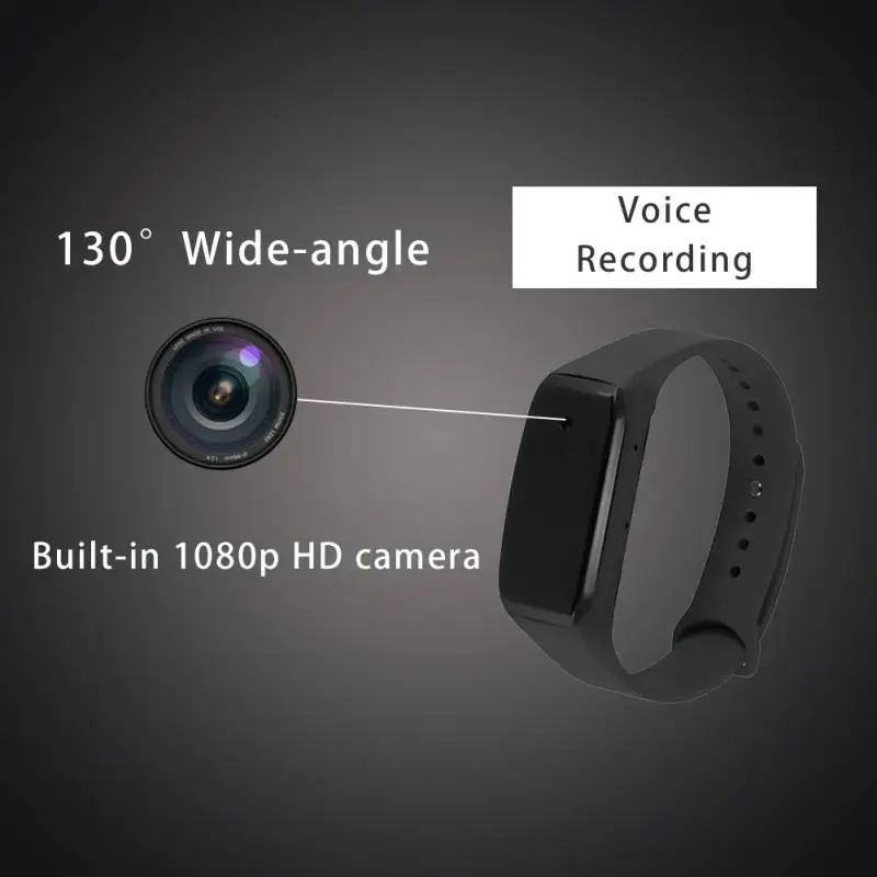 New Smart Band Mini Camera Watch HD 1080P Mini Camcorder Pedometer Wristband Secret Camera Voice Video Recording Cam
New Smart Band Mini Camera Watch HD 1080P Mini Camcorder Pedometer Wristband Secret Camera Voice Video Recording Cam