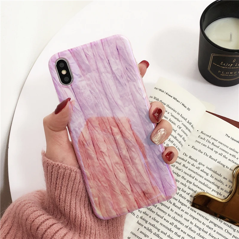 Pink Blu-ray Glossy Phone Case for Iphone Xs Max Xr Bling Marble Case for Iphone 7 8plus 6s X Soft Tpu Back Cover Fundas
Pink Blu-ray Glossy Phone Case for Iphone Xs Max Xr Bling Marble Case for Iphone 7 8plus 6s X Soft Tpu Back Cover Fundas