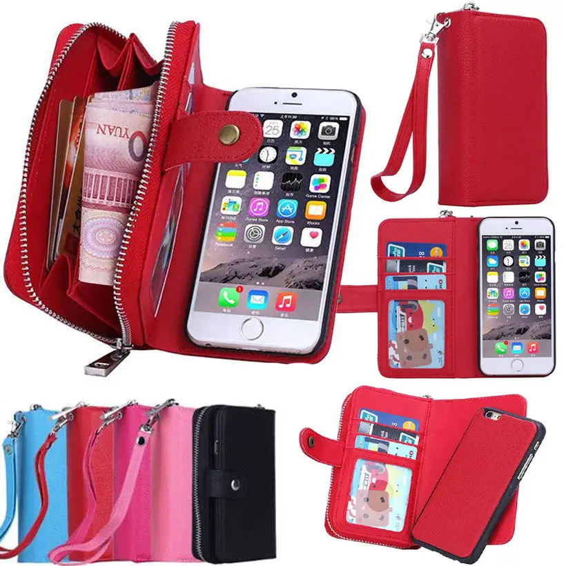 Leather Flip For Samsung S9 Cover 2 in 1 Multifunction Wallet Case For Samsung Galaxy S6 S7 edge S8 Plus Phone Bag
Leather Flip For Samsung S9 Cover 2 in 1 Multifunction Wallet Case For Samsung Galaxy S6 S7 edge S8 Plus Phone Bag