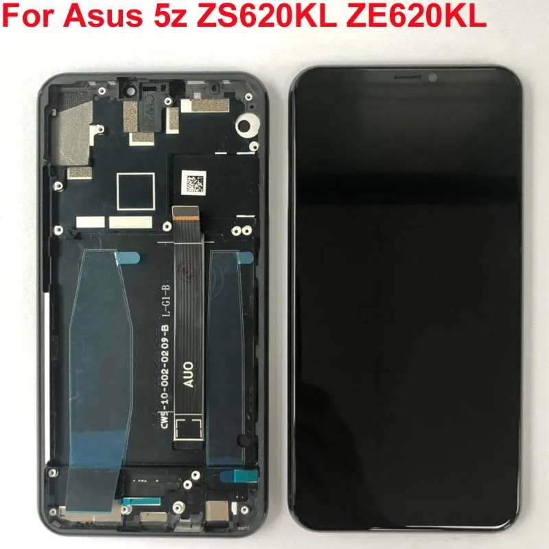 For Asus Zenfone 5 2018 Gamme ZE620KL LCD Display Touch Screen Digitizer Assembly Replacement Parts For ASUS 5z ZS620KL+Frame
For Asus Zenfone 5 2018 Gamme ZE620KL LCD Display Touch Screen Digitizer Assembly Replacement Parts For ASUS 5z ZS620KL+Frame