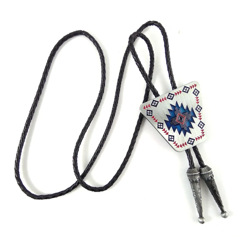 5 PCS Wholesale lot Black leather rope cowboy bolo tie with Tribal totem Metal buckle adjustable necklace for men
5 PCS Wholesale lot Black leather rope cowboy bolo tie with Tribal totem Metal buckle adjustable necklace for men