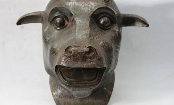 Collectible bronze lion statue S0127 10 Chinese Copper Bronze Famous shuxiang Twelve Zodiac Cow OX Bull Head Statue B0403
Collectible bronze lion statue S0127 10 Chinese Copper Bronze Famous shuxiang Twelve Zodiac Cow OX Bull Head Statue B0403