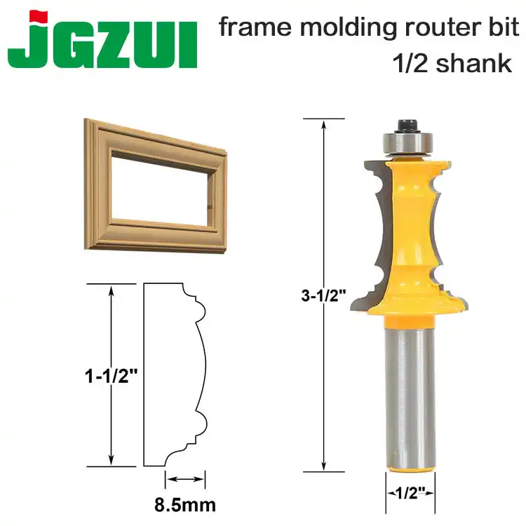 Mitered Drawer Front Molding Router Bit 1 2 Shank 12mm Shank Woodworking Chisel Cutter Tool