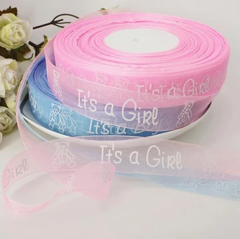 25mm*100Yards Baby Shower its a boy girl Silk Ribbon Satin Ribbon Tapes For Party Decoration Crafts Decor Card Gift Wrapping
25mm*100Yards Baby Shower its a boy girl Silk Ribbon Satin Ribbon Tapes For Party Decoration Crafts Decor Card Gift Wrapping