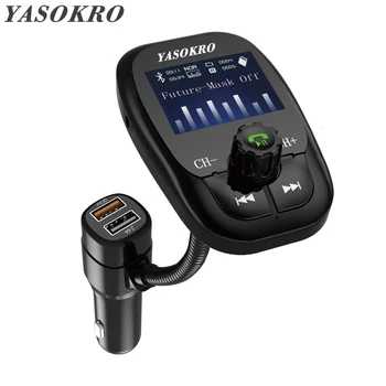 YASOKRO Car MP3 Player Wireless A2DP Bluetooth HandsFree Car Kit FM Transmitter QC3.0 Quick Charge Support TF Card/ U Disk
YASOKRO Car MP3 Player Wireless A2DP Bluetooth HandsFree Car Kit FM Transmitter QC3.0 Quick Charge Support TF Card/ U Disk