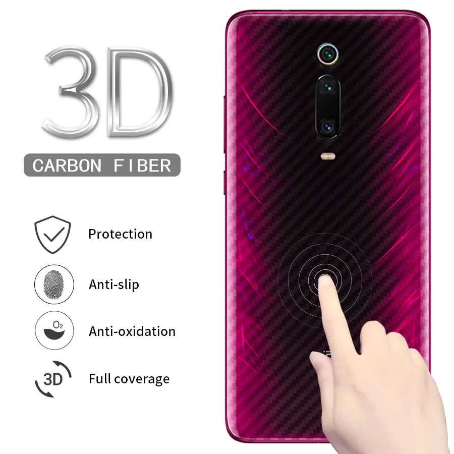 10Pcs/lot 3D Carbon Fiber Back Cover Screen Protector for Xiaomi Mi Redmi K20 Pro Protective Film for Xiaomi Mi 9T Pro
10Pcs/lot 3D Carbon Fiber Back Cover Screen Protector for Xiaomi Mi Redmi K20 Pro Protective Film for Xiaomi Mi 9T Pro