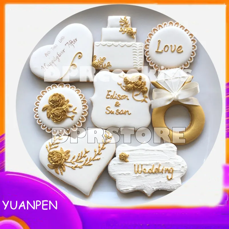1pcs Wedding cake ring Metal cookie cutter biscuit pastry mould fondant patisserie die cut stamp mold cupcake topper
1pcs Wedding cake ring Metal cookie cutter biscuit pastry mould fondant patisserie die cut stamp mold cupcake topper