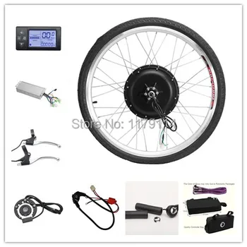 Free shipping! 48v1000w electric bike conversion rear kit with LCD display ,e-bike kit for 20" 24" 26" 700C 28" 29"
Free shipping! 48v1000w electric bike conversion rear kit with LCD display ,e-bike kit for 20" 24" 26" 700C 28" 29"