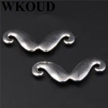 WKOUD 10pcs Silver color beard charm connector connected to metal bracelet necklace zinc alloy fittings A47
WKOUD 10pcs Silver color beard charm connector connected to metal bracelet necklace zinc alloy fittings A47