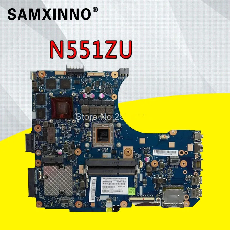 Для For Asus N551ZU N551Z материнская плата для ноутбука REV: 2 0 100% полностью
