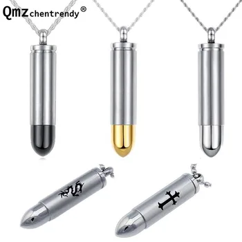 Titanium Cylinder Openable Perfume Bottle Jewelry Stainless Steel Pendants Bullet Pet Cremation Ash Urns Necklace Jewelry
Titanium Cylinder Openable Perfume Bottle Jewelry Stainless Steel Pendants Bullet Pet Cremation Ash Urns Necklace Jewelry