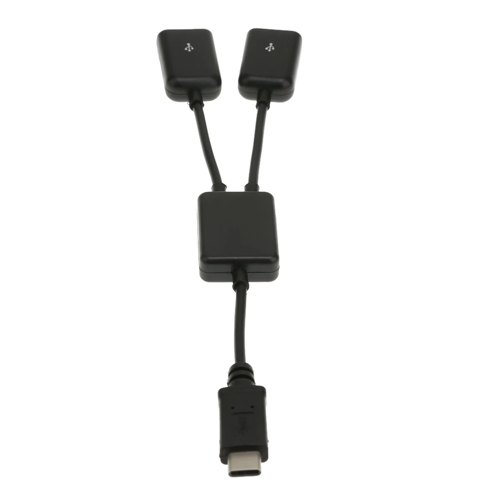 USB 3.1 Type-C OTG HUB Cable 2 in 1 USB-C 3.1 Male to Female Plug Cord Splitter Type C to Dual USB2.0 Converter Adapter Wire
USB 3.1 Type-C OTG HUB Cable 2 in 1 USB-C 3.1 Male to Female Plug Cord Splitter Type C to Dual USB2.0 Converter Adapter Wire