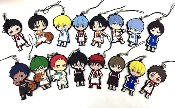 2018 16pcs/Lot Japanese anime figure Kuroko No Basketball ver Silicone key chain Anime rubber 
2018 16pcs/Lot Japanese anime figure Kuroko No Basketball ver Silicone key chain Anime rubber