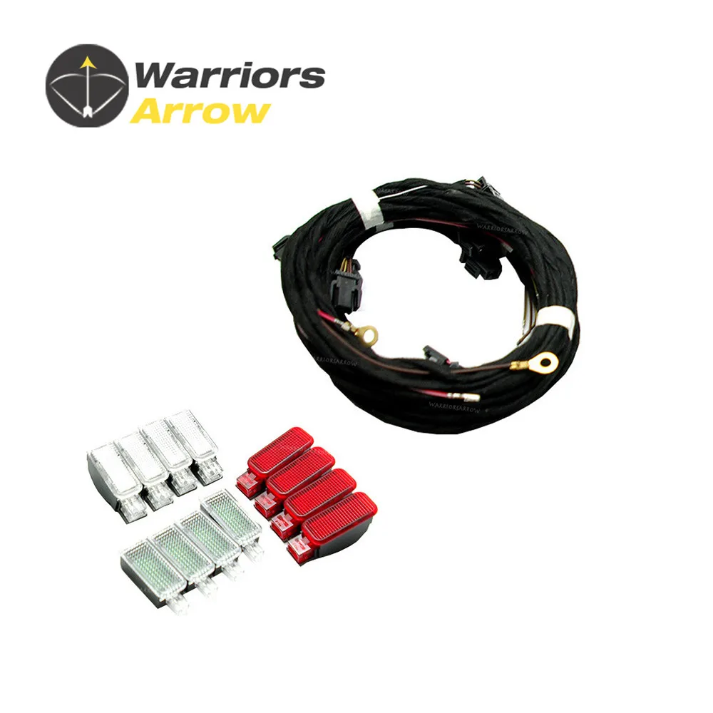 8KD947411 For Audi A3 A4 B8 A5 A6 A7 A8 Q3 Q5 TT x12 Door Panel Warning LED Footwell Light Lamp + Harness Cable
8KD947411 For Audi A3 A4 B8 A5 A6 A7 A8 Q3 Q5 TT x12 Door Panel Warning LED Footwell Light Lamp + Harness Cable