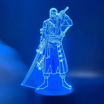 Anime One Piece Roronoa Zoro Figure Colorful 3d Led Night Light for Kids Child Birthday Gift As Study Bed Room Decorative Lamp
Anime One Piece Roronoa Zoro Figure Colorful 3d Led Night Light for Kids Child Birthday Gift As Study Bed Room Decorative Lamp