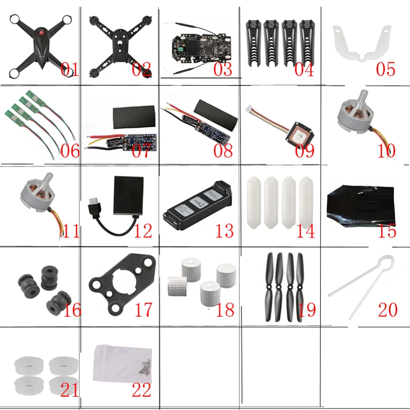 All spare parts for B5 Bugs 5 Bugs 5W B5W F20 RC quadcopter cover blade spare parts
All spare parts for B5 Bugs 5 Bugs 5W B5W F20 RC quadcopter cover blade spare parts
