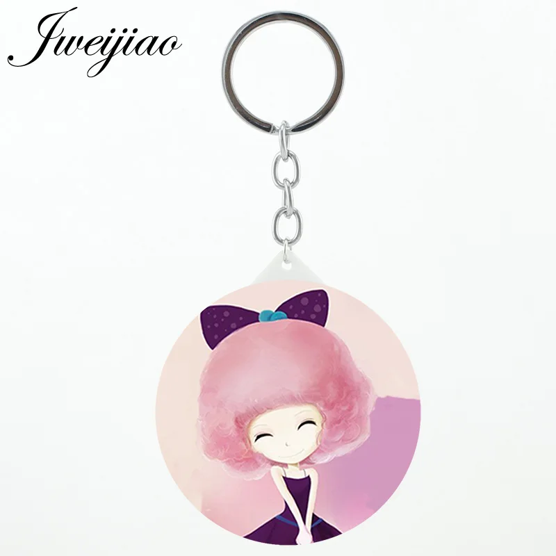 JWEIJIAO Cute girl with long hair and bows Travel Mirror keychains espejo fairy Round small Makeup mirrors for girls C064
JWEIJIAO Cute girl with long hair and bows Travel Mirror keychains espejo fairy Round small Makeup mirrors for girls C064